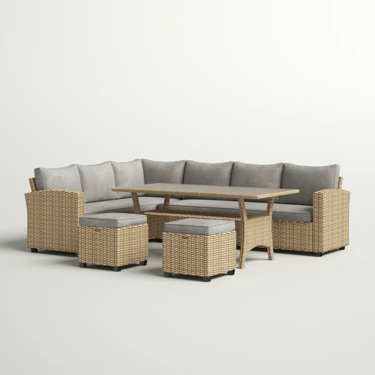 Jett 6 - Person Outdoor Seating Group with Cushions