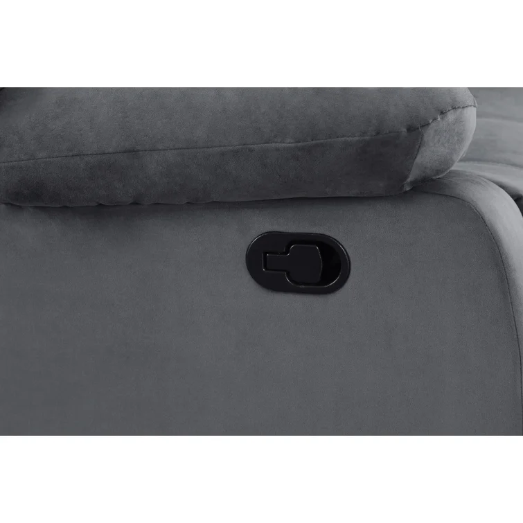 Aum 60'' Upholstered Reclining Loveseat
