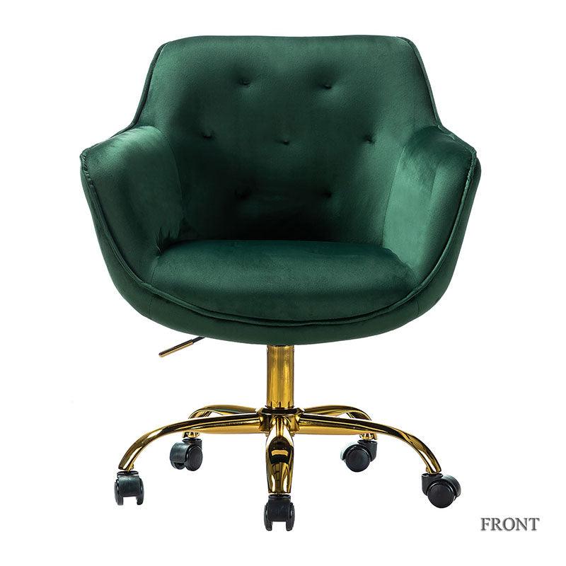 Jovida Velvet Tufted Office Chair