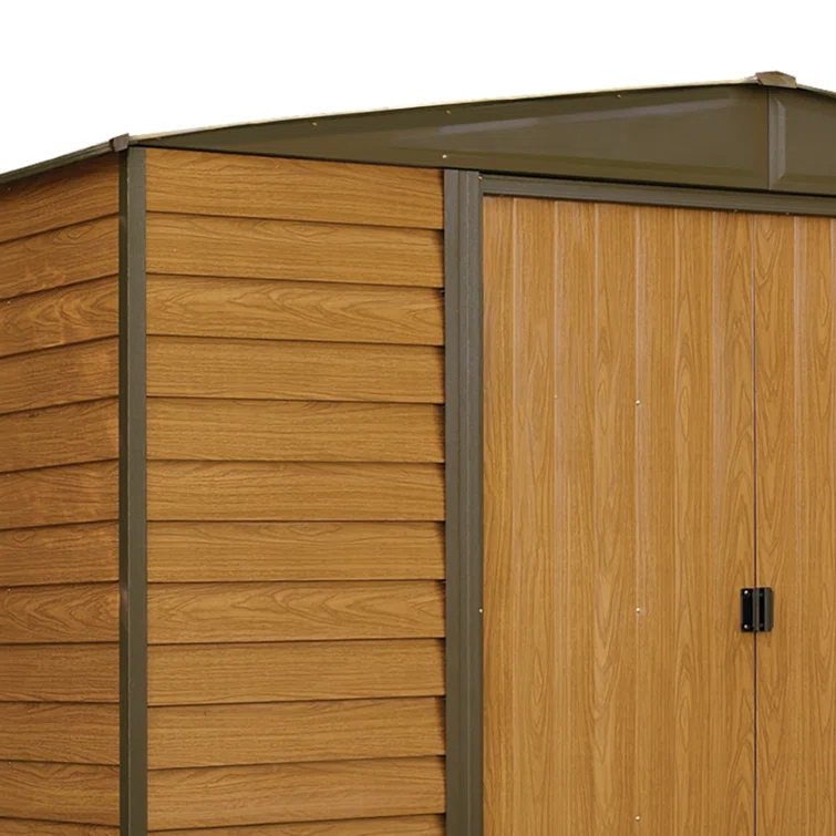 Woodridge 8 ft. W x 6 ft. D Metal Storage Shed