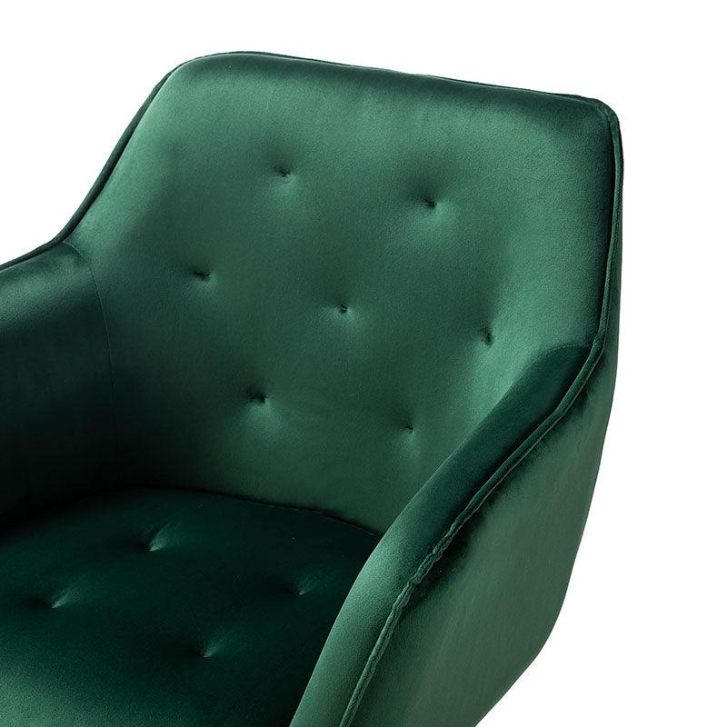 Jovida Velvet Tufted Office Chair