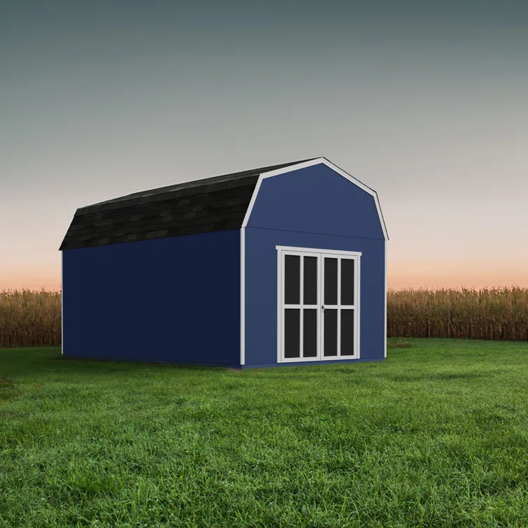 Braymore 10 ft. W x 10 ft. D Wood Storage Shed With Floor