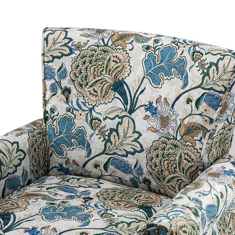 Artemisa Modern Floral Pattern Upholstered Armchair