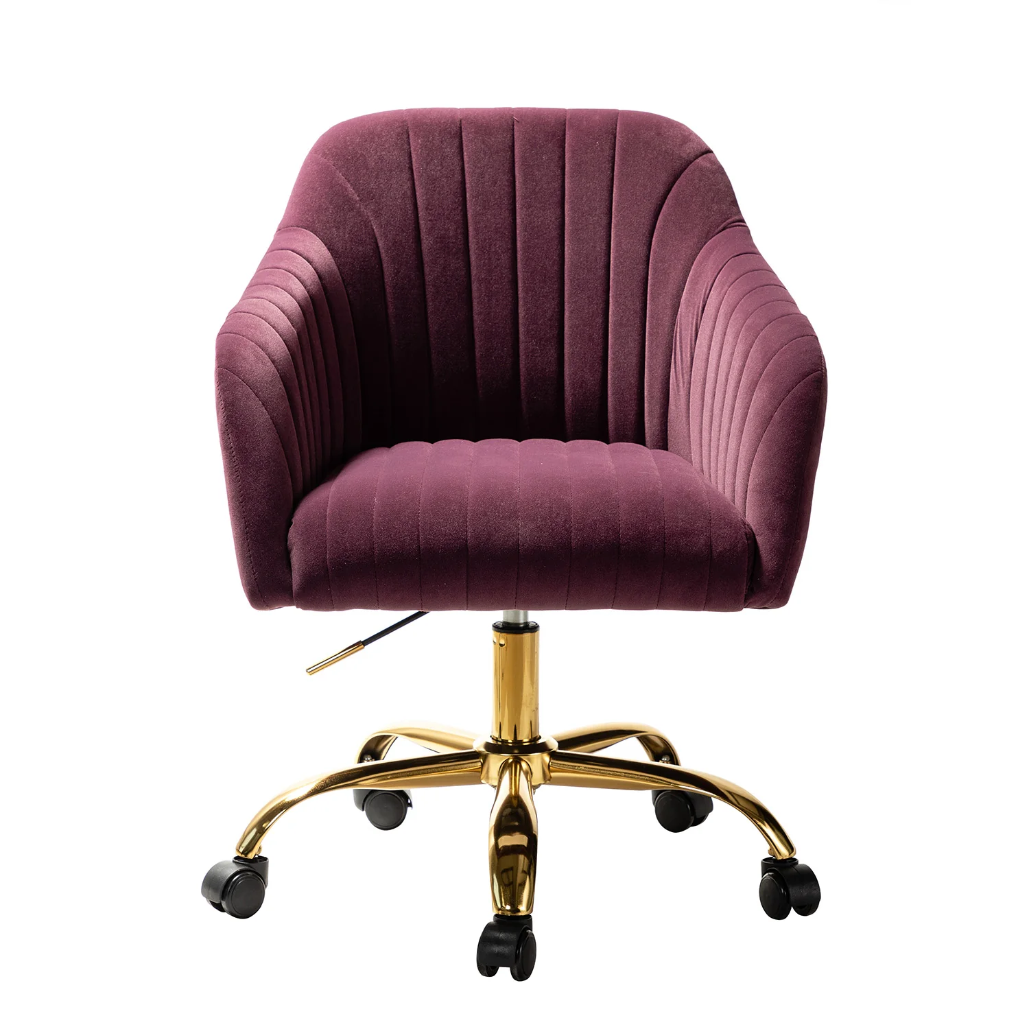 Bright Velvet Office Chair