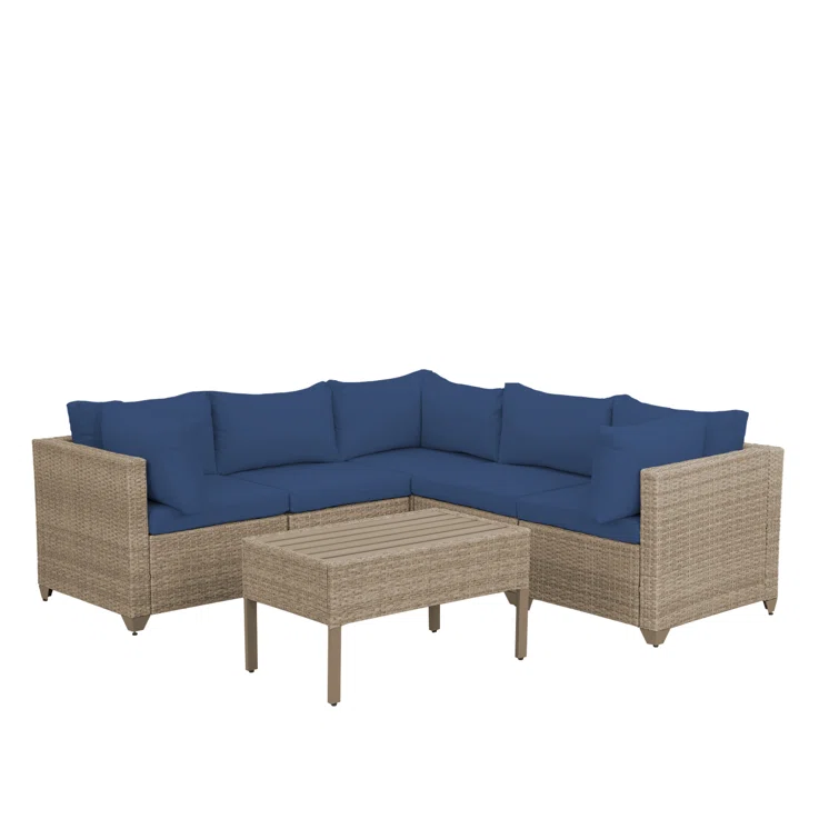 Aranka 5 - Person Outdoor Seating Group with Cushions