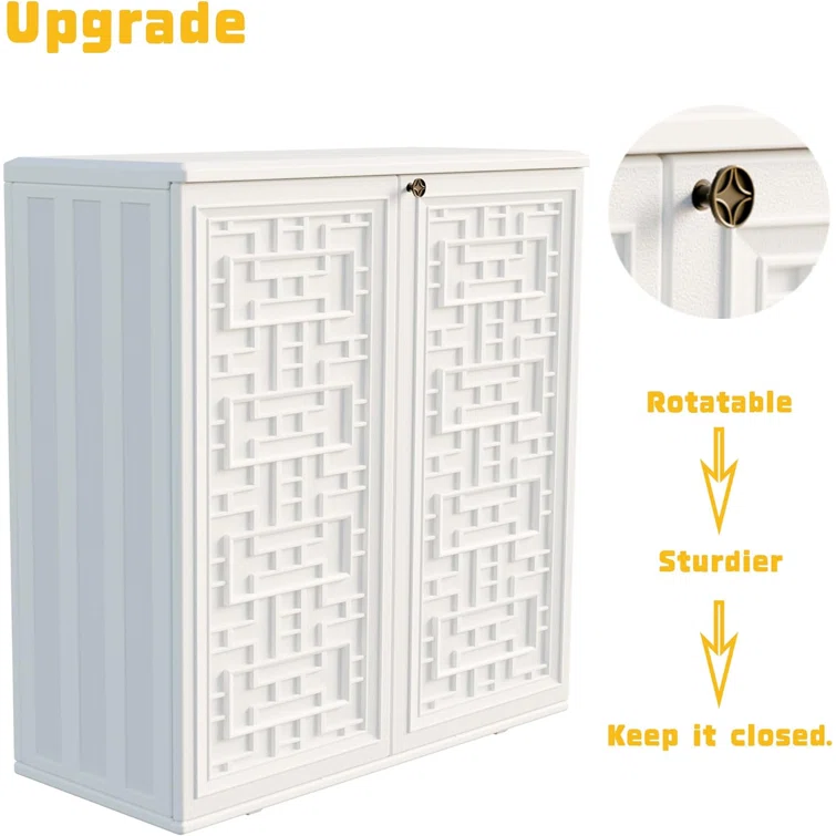 Wildon Home® Noalani 14.96'' W Plastic Lockable
