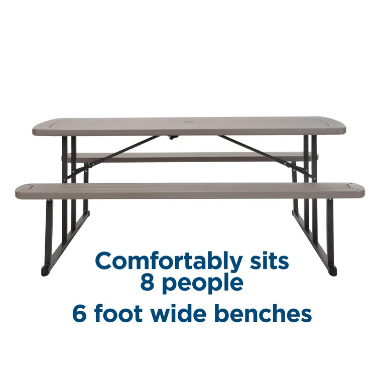 COSCO Outdoor Living 6 ft. Folding Picnic Table