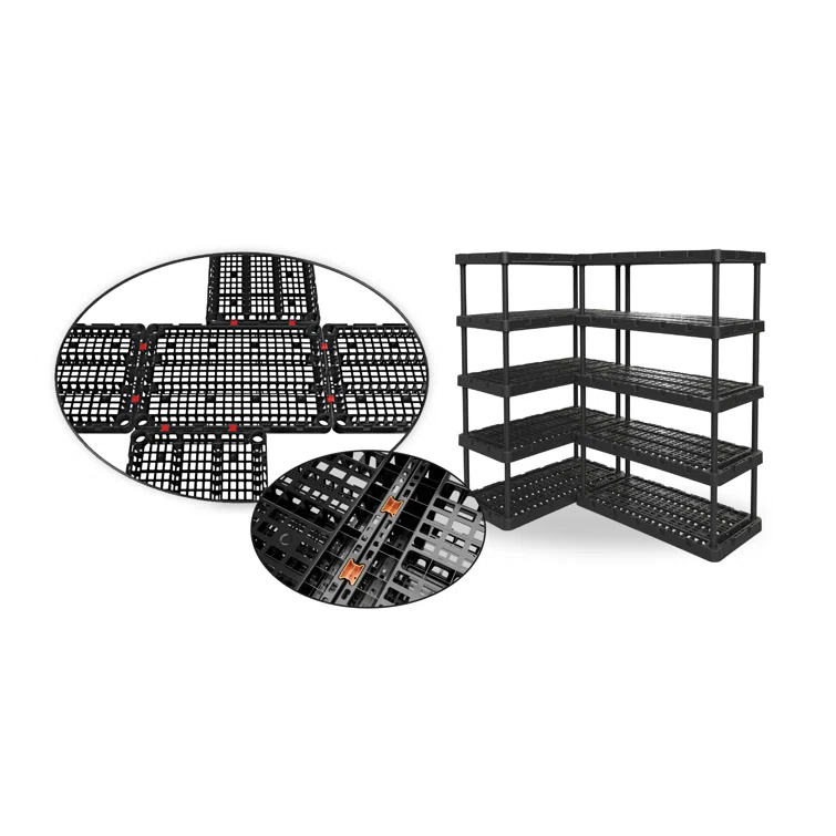 12'' W Plastic Shelving Unit
