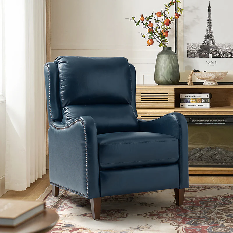 Deliat Genuine Leather Rocker Recliner