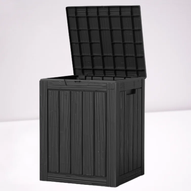 WORACO 16.93'' W 287 Gallons Water Resistant Resin Lockable Deck Box