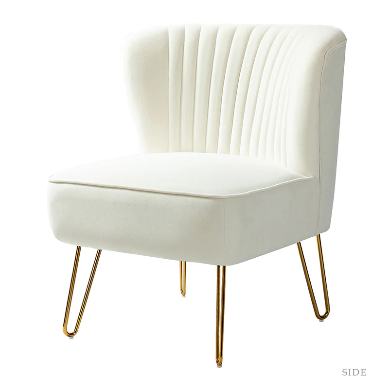 Ainhoa Velvet Tufted Back Side Chair