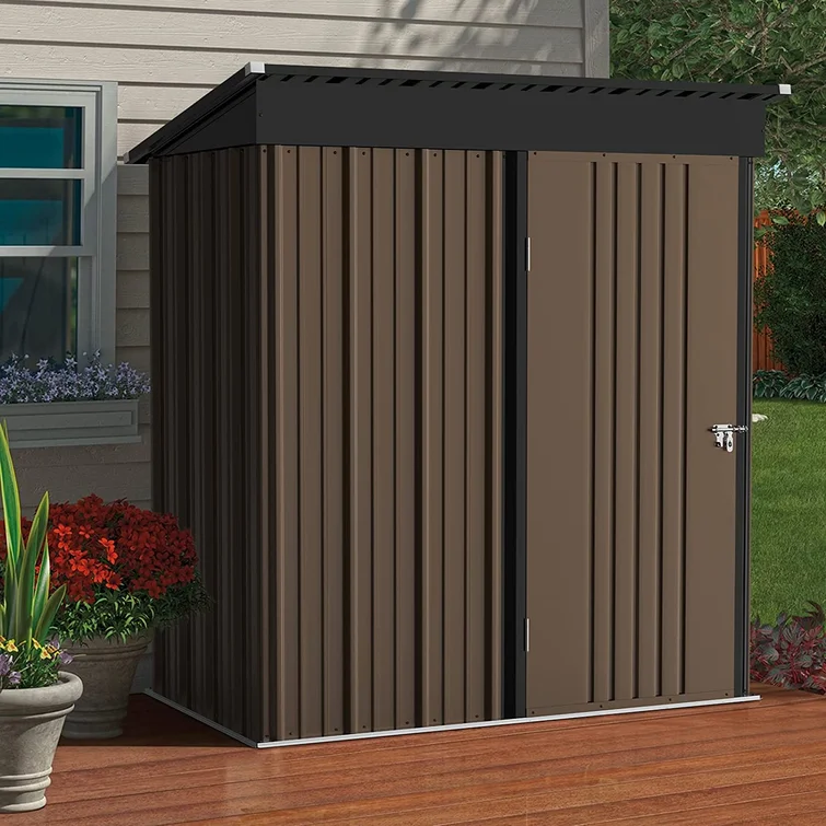 5 ft. W x 3 ft. D Stainless Steel Storage Shed