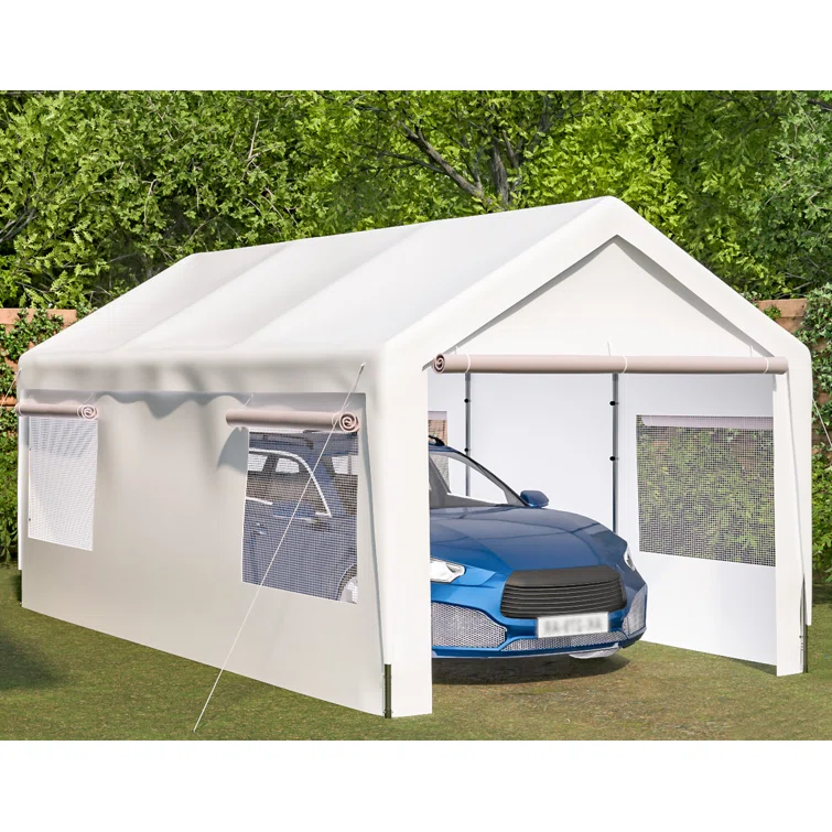 9 ft. W x 10 ft. D Metal Garage Shed