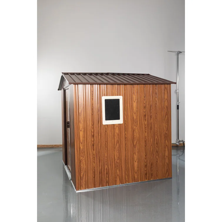 6 ft. W x 6 ft. D Stainless Steel Vertical Storage Shed