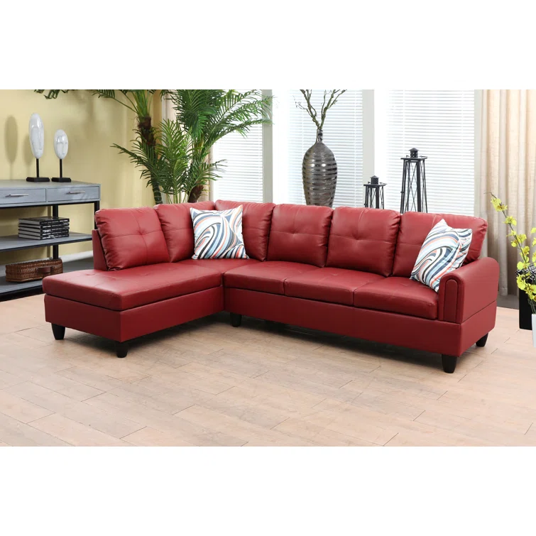 Renford 2 - Piece Faux Leather Sectional