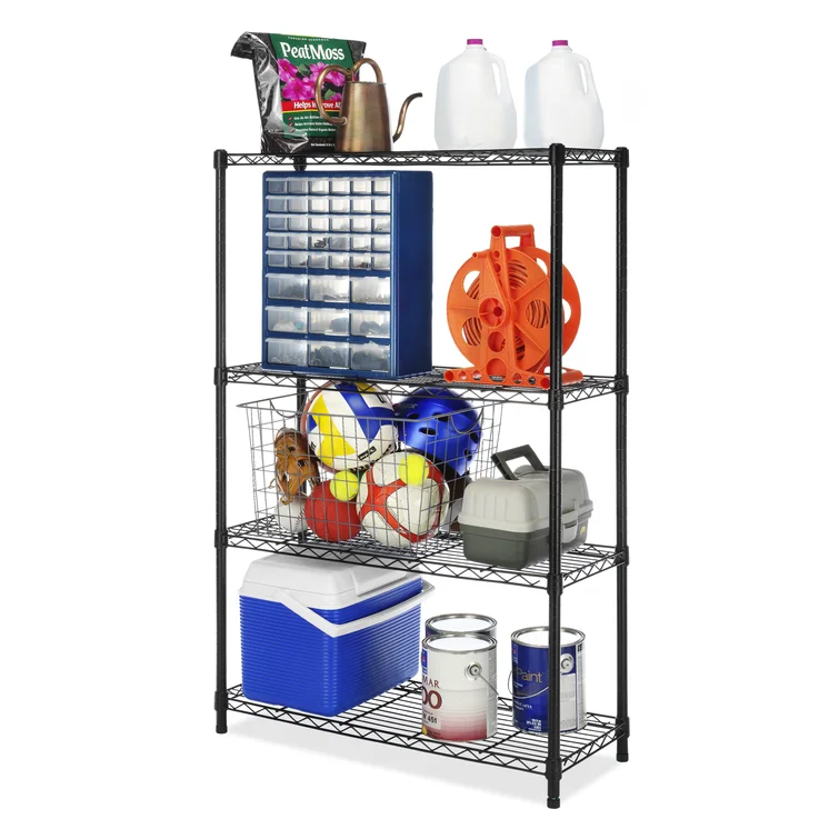 Tiverton 36'' W Metal Height -Adjustable Shelving Unit