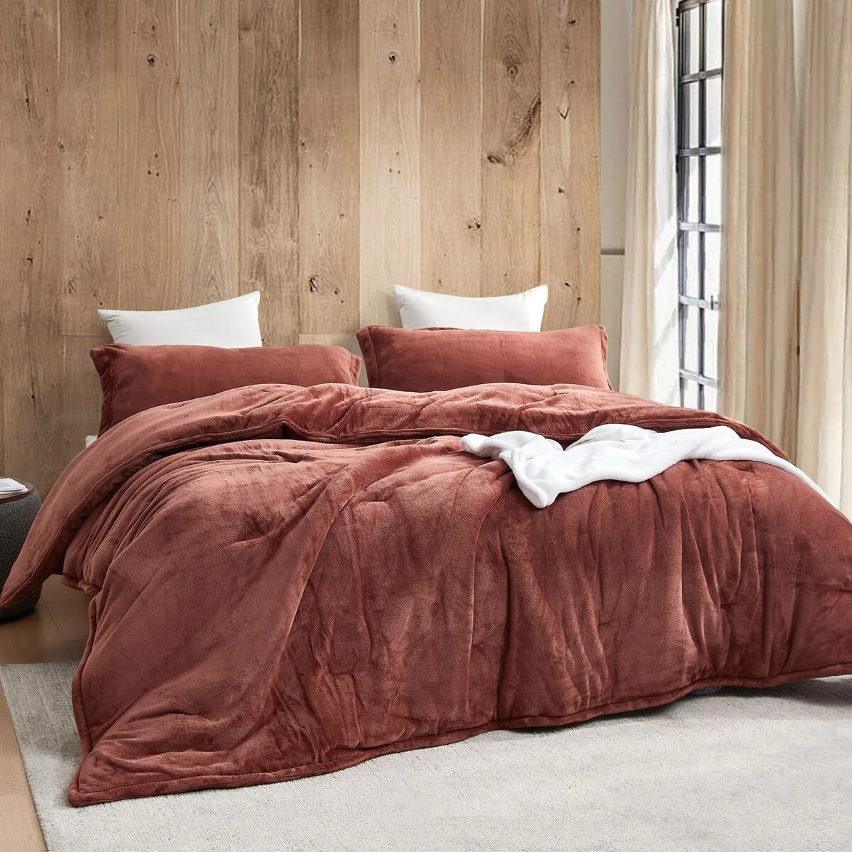 Wait Oh What - Coma Inducer? Oversized Comforter Set - Maple Syrup