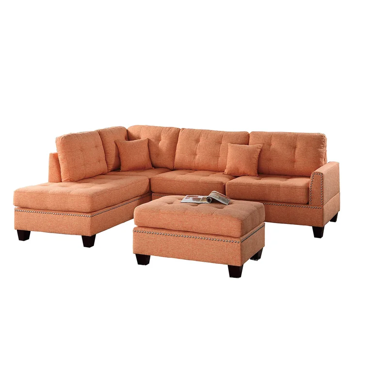 Romulus 3 - Piece Upholstered Sectional