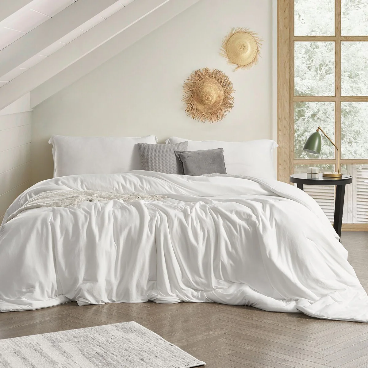 Cooler Than Cool - Coma Inducer? Oversized Comforter Set - Real White