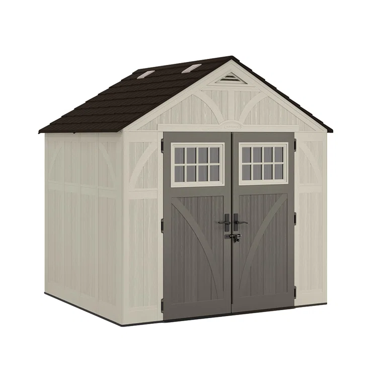 Suncast Tremont 8 ft. W x 7 ft. D Resin Storage Shed