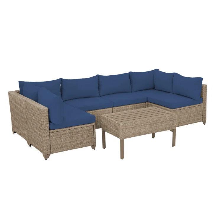 Aranka 6 - Person Outdoor Seating Group with Cushions