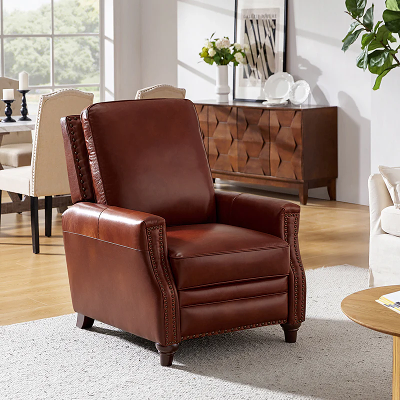 Annabelle Genuine Leather Recliner Chair