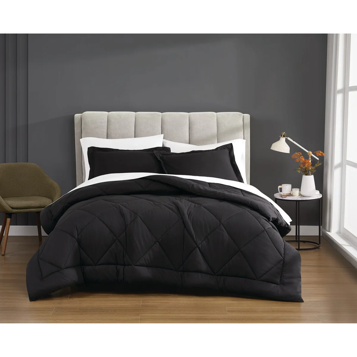 Cannon Solid Percale Comforter Set