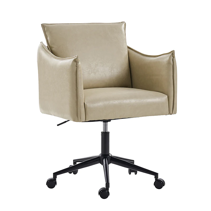 Fabius Mid-Century Modern Height-Adjustable Swivel Office Chair