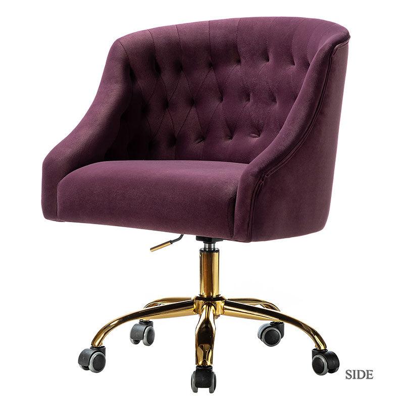 Penelope Velvet Tufted Office Chair