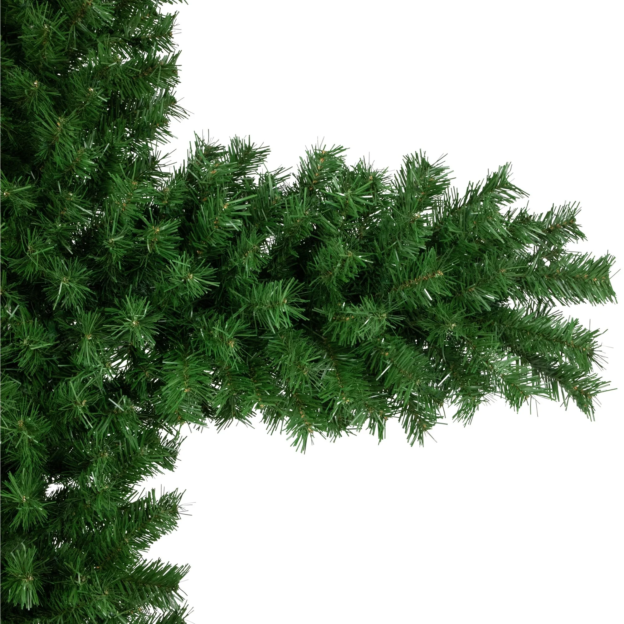 7' Artificial Pine Christmas Cross, Unlit