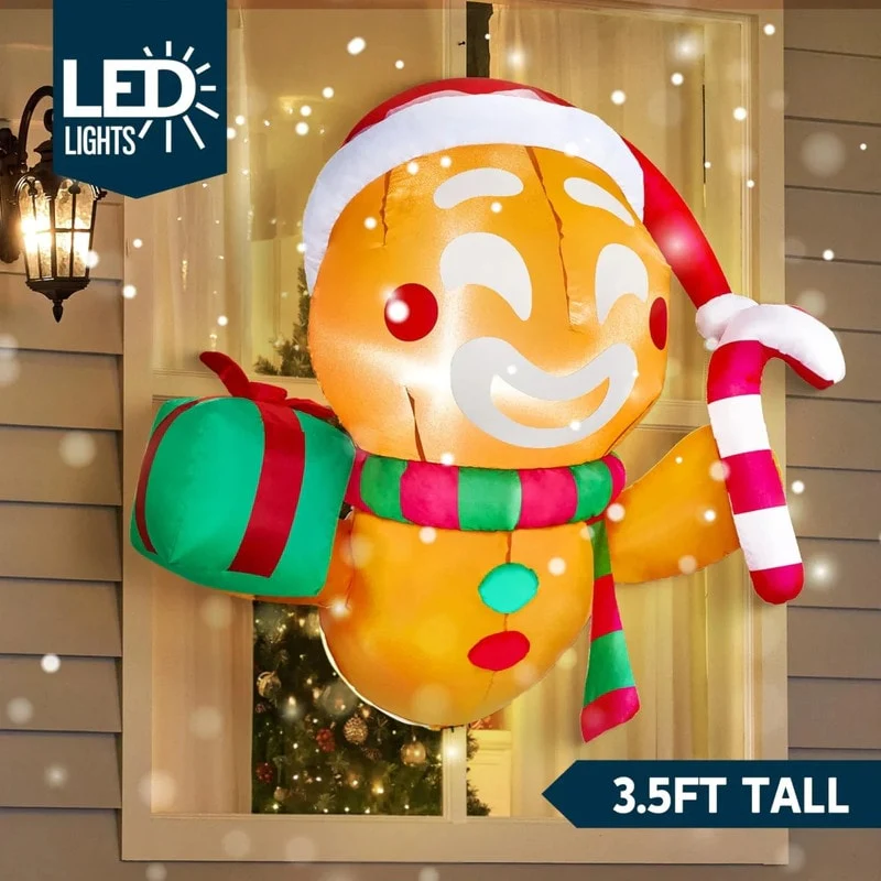Laughing Gingerbread Man Inflatable