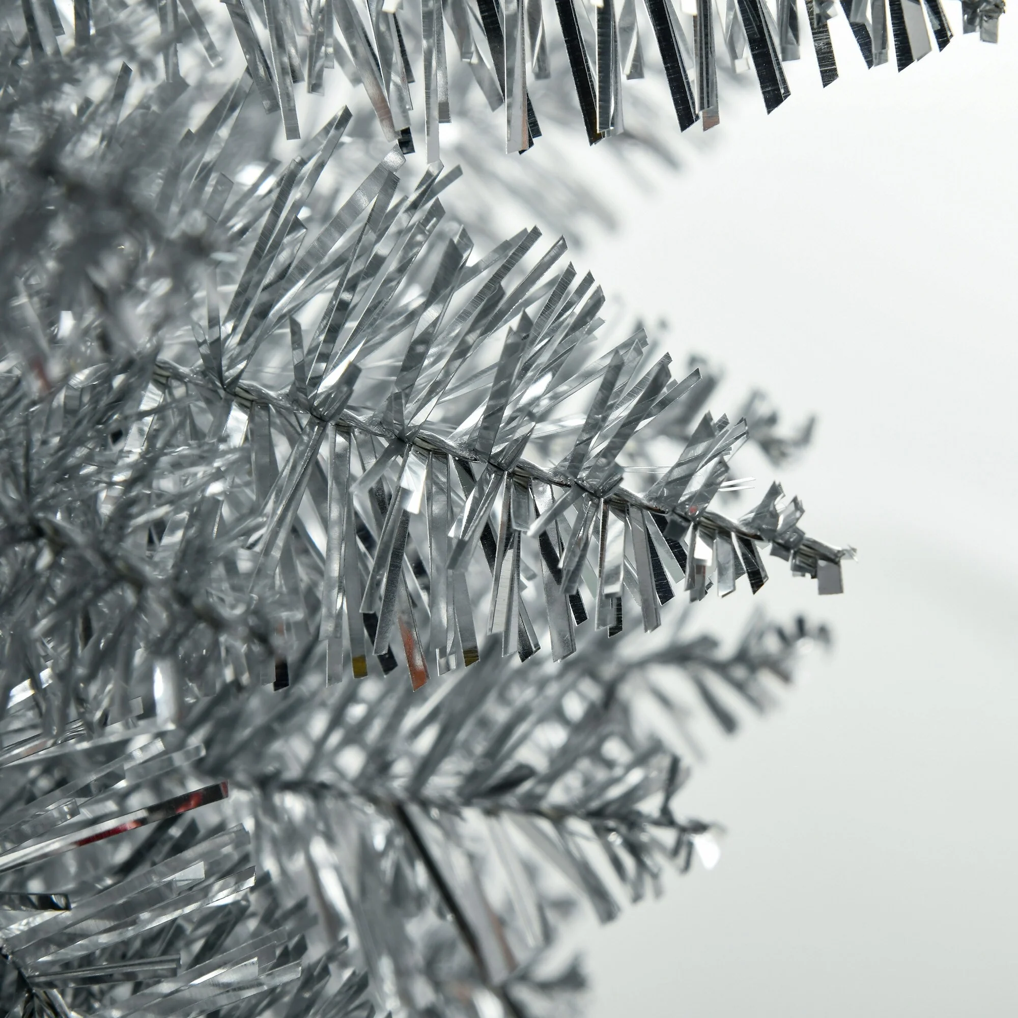 6ft 7ft Artificial Pencil Christmas Tree Compact Slim Design Perfect for Apartments and Small Rooms