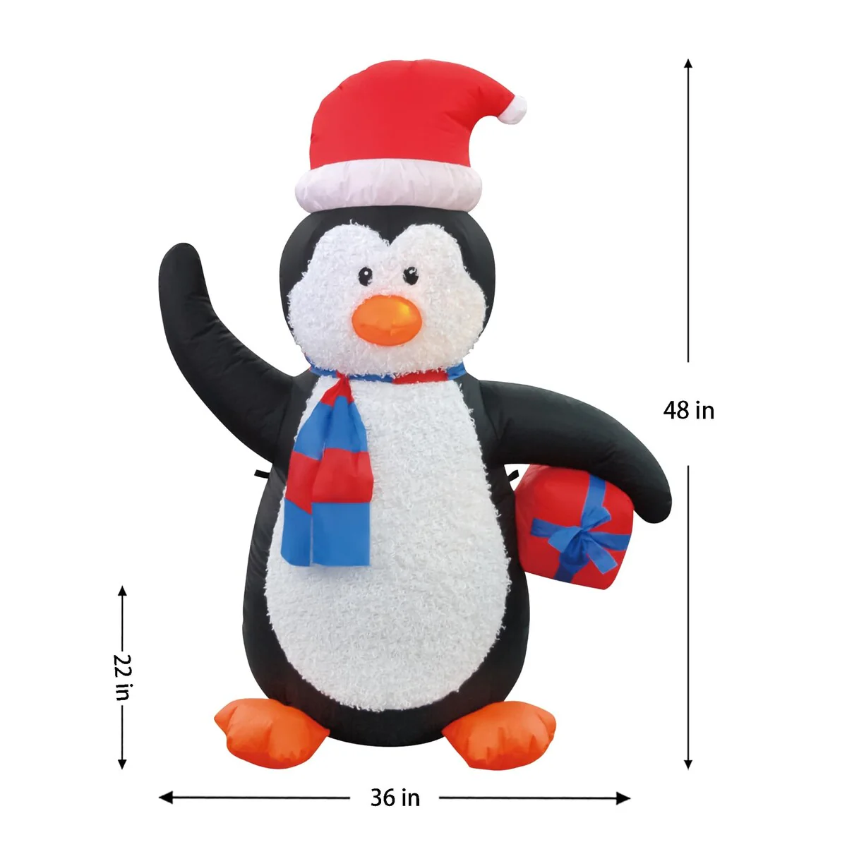 4' Outdoor Inflatable Penguin