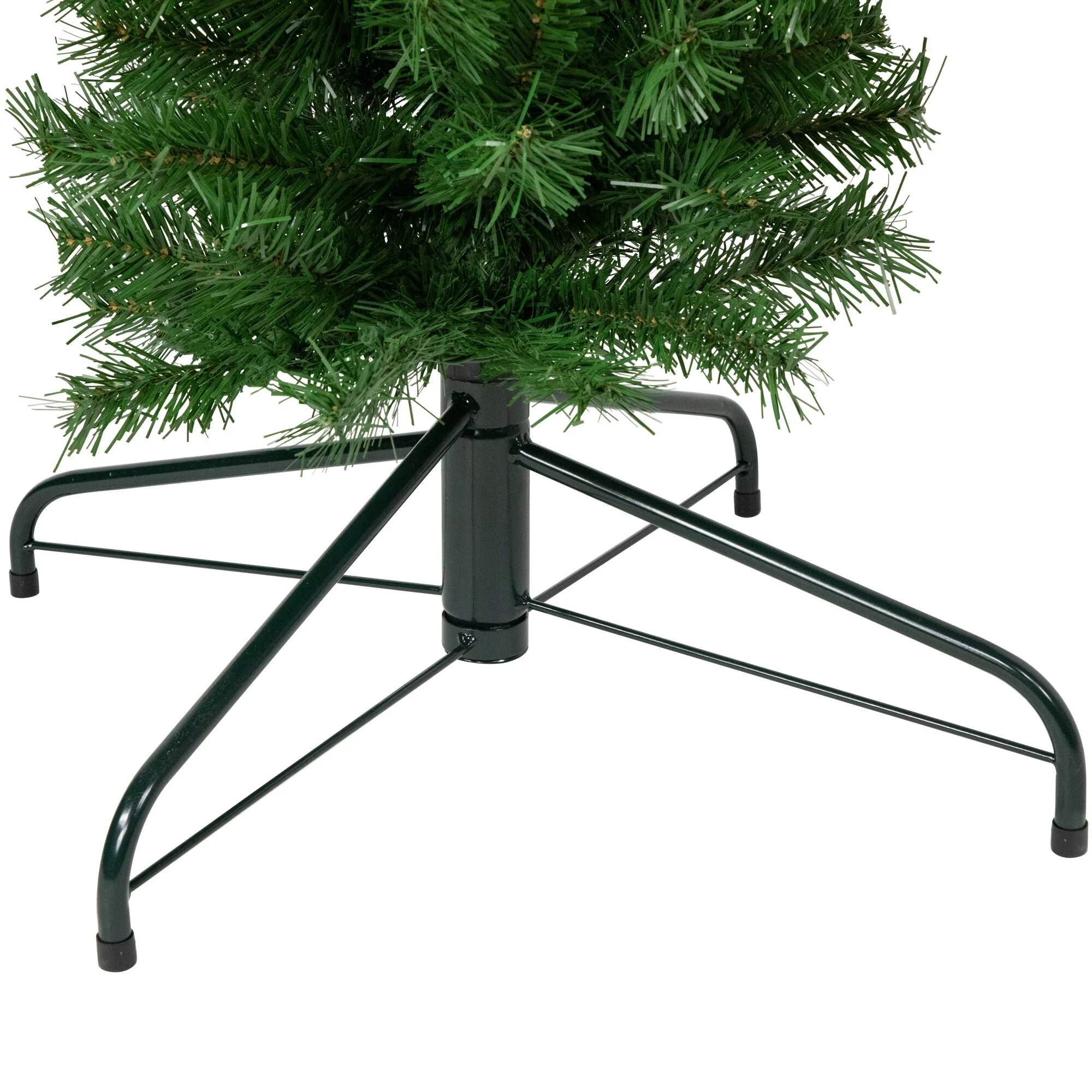 7' Artificial Pine Christmas Cross, Unlit