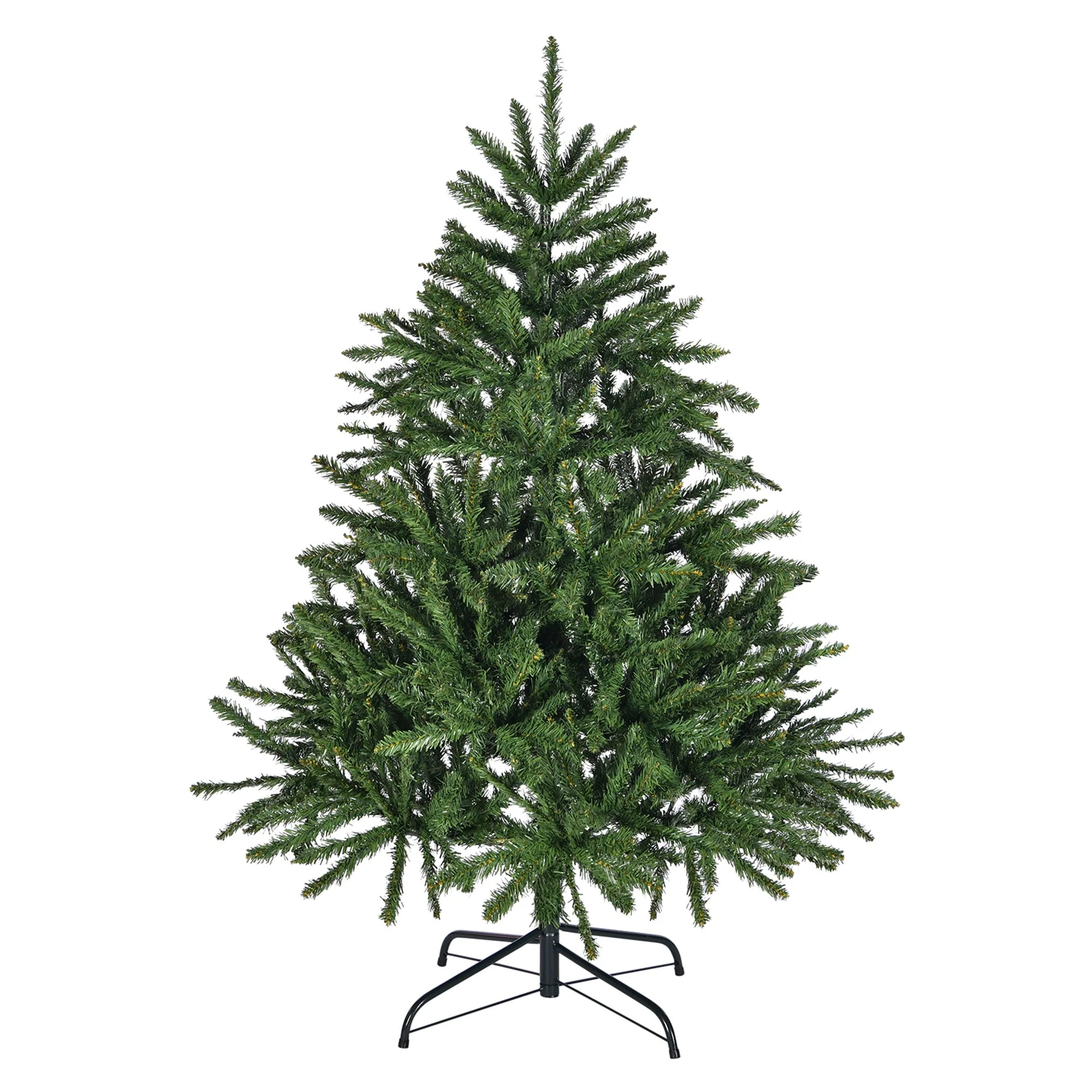 Premium 4.5 Ft Hinged Artificial Christmas Tree with 663 Branch Tips, Easy Assembly for Home, Office & Holiday Parties