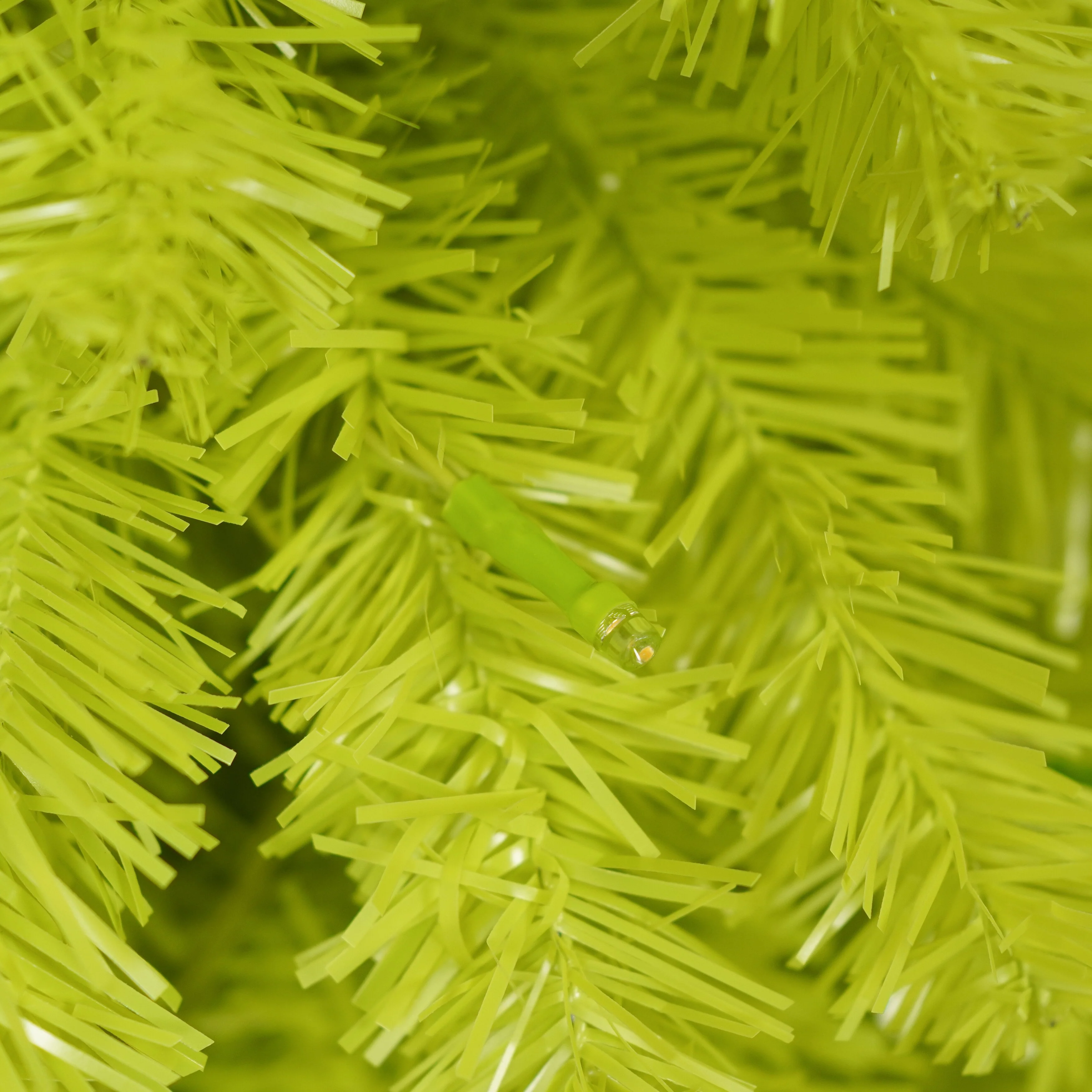 5FT Bent Top Santa Hat Christmas Tree, Artificial Fir with 100 Warm LEDs, Hinged Design for Easy Setup, 400 Branch Tips