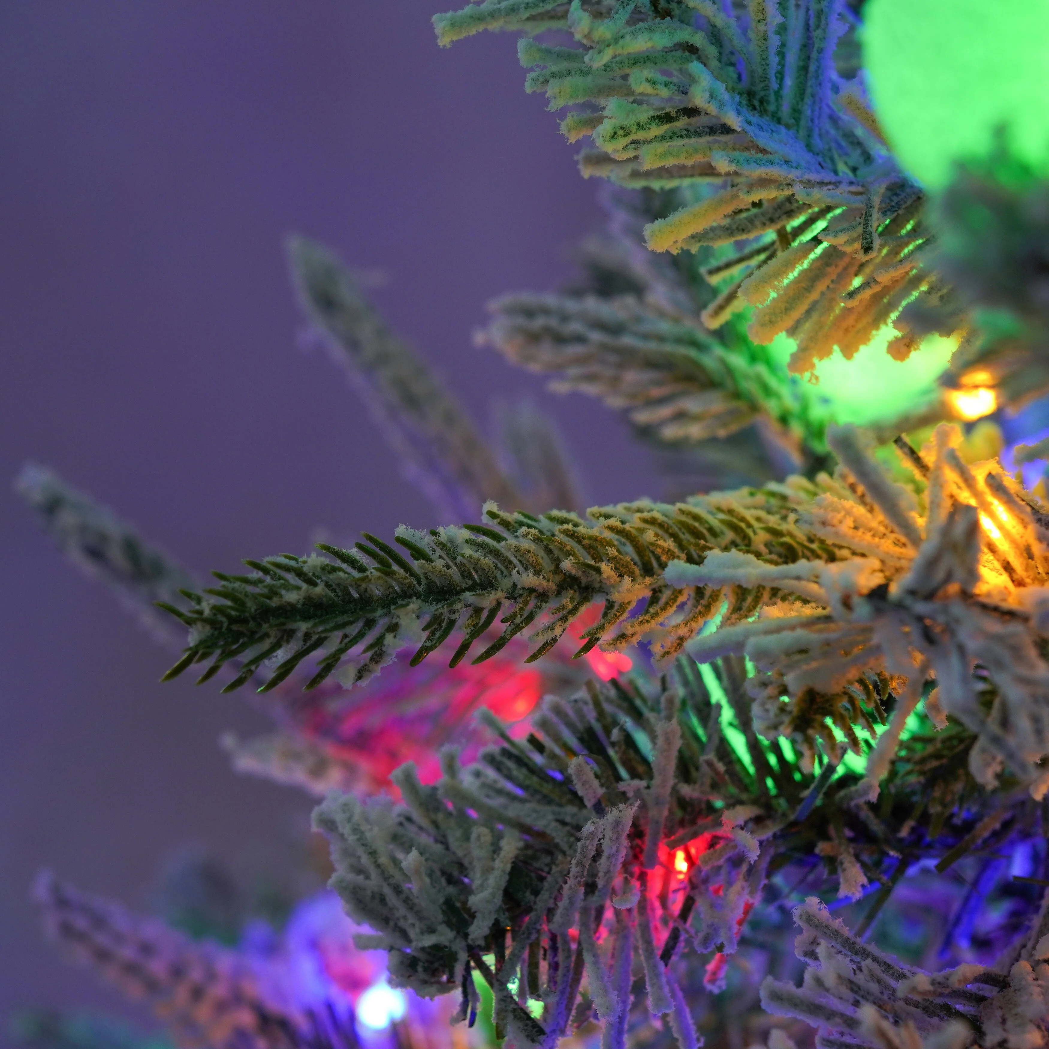 Set of 2 Lighted 3ft Candy Christmas Trees with Warm White LED Lights