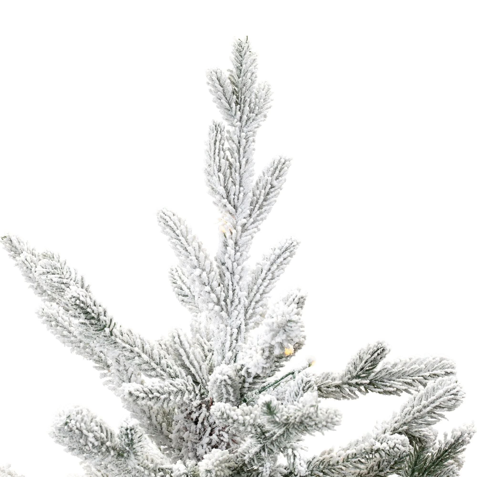 Real Touch™ Pre-Lit B/O Tamarack Pine Artificial Christmas Tree with Burlap - 2' Warm White LED - 2 Foot