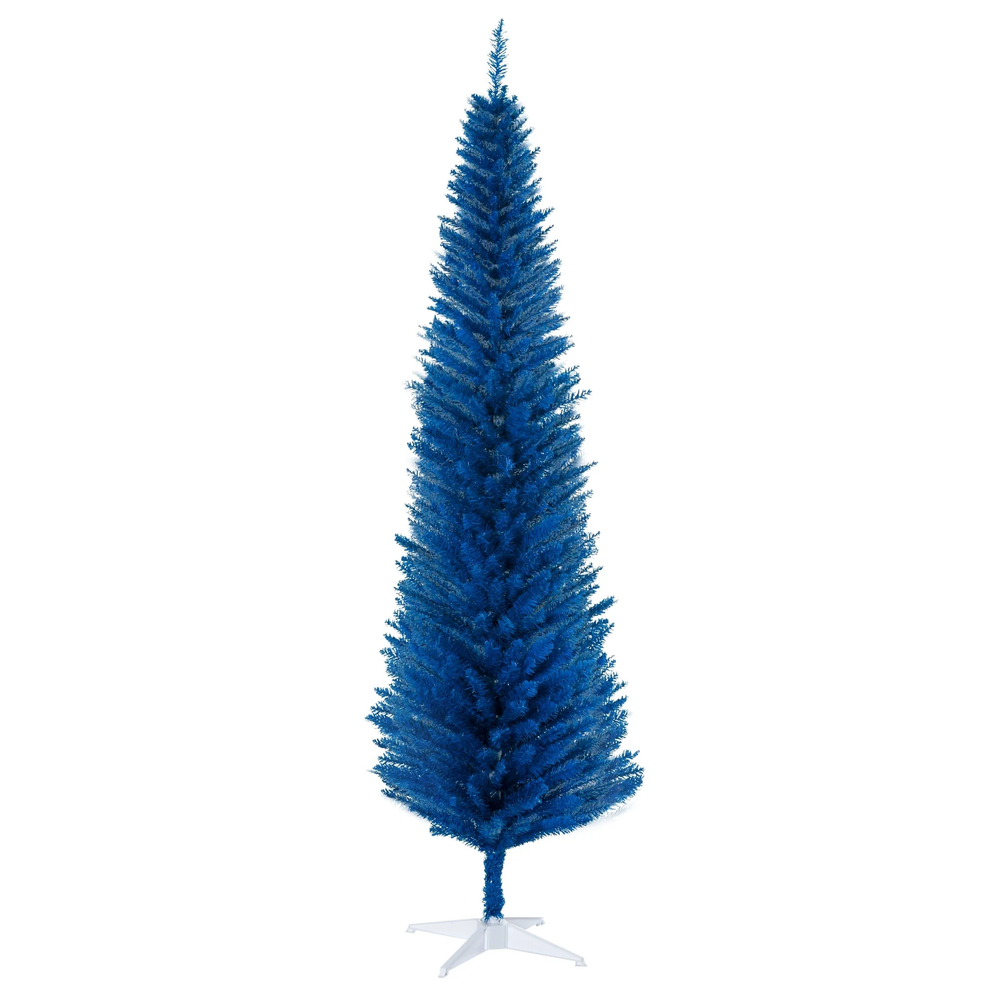 5ft/7ft Artificial Pencil Christmas Tree, Space-Saving Slim Design with 294/499 Tips and Easy Assembly Base
