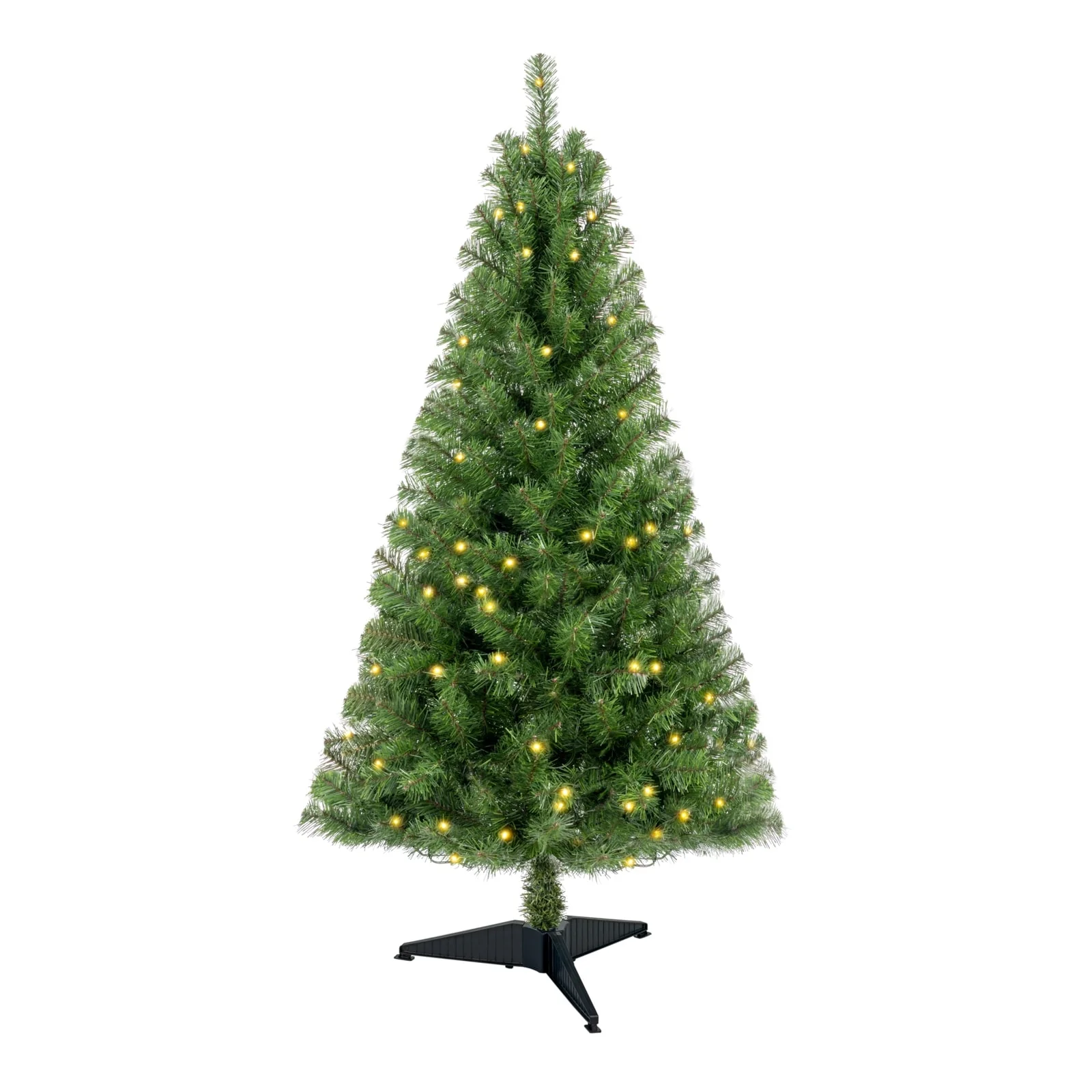 4FT Norwood Spruce Christmas Tree with Warm White LED Lights