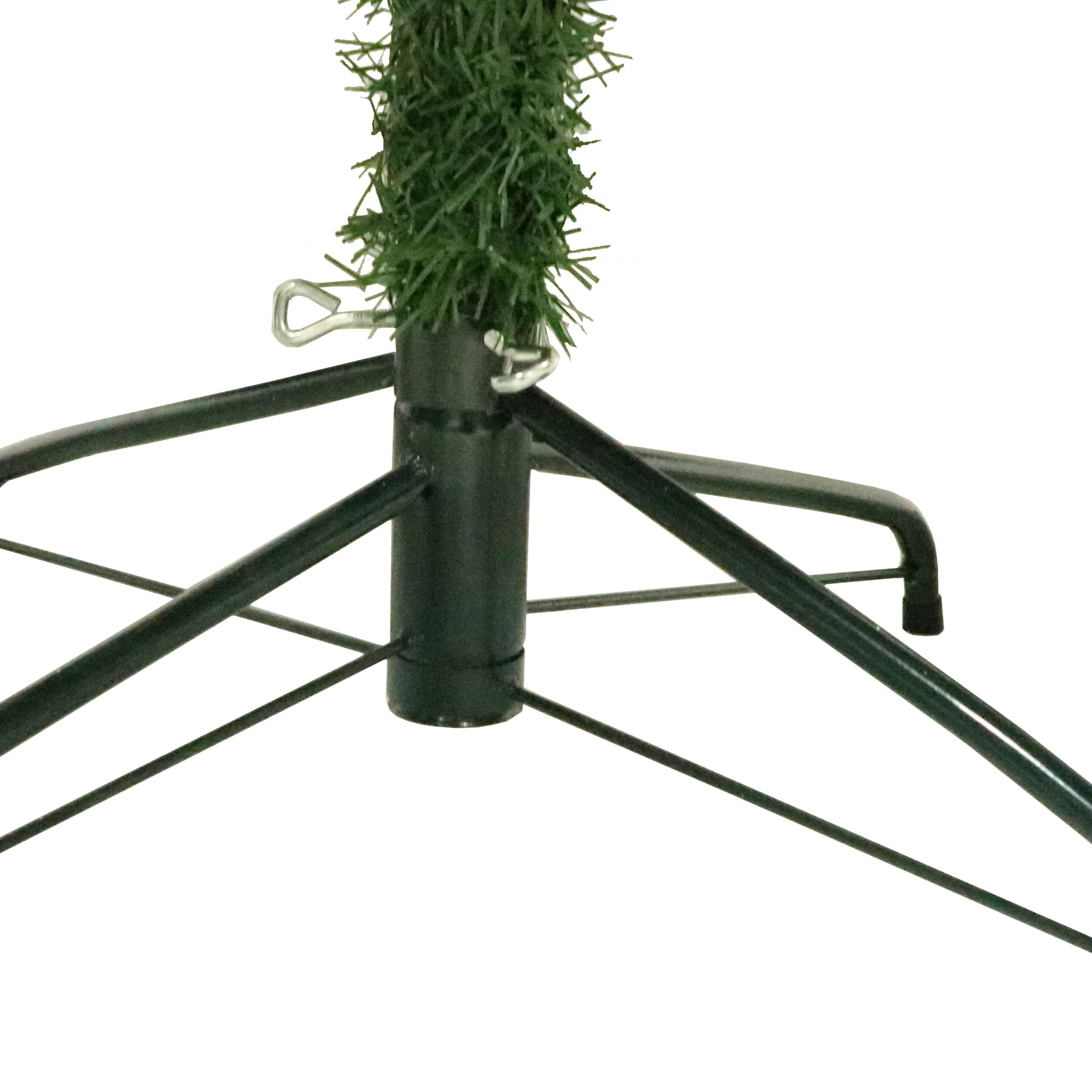7.5' Bristle Mixed Hinged Christmas Tree with Snow, Pine Cones, and 750 LED Lights