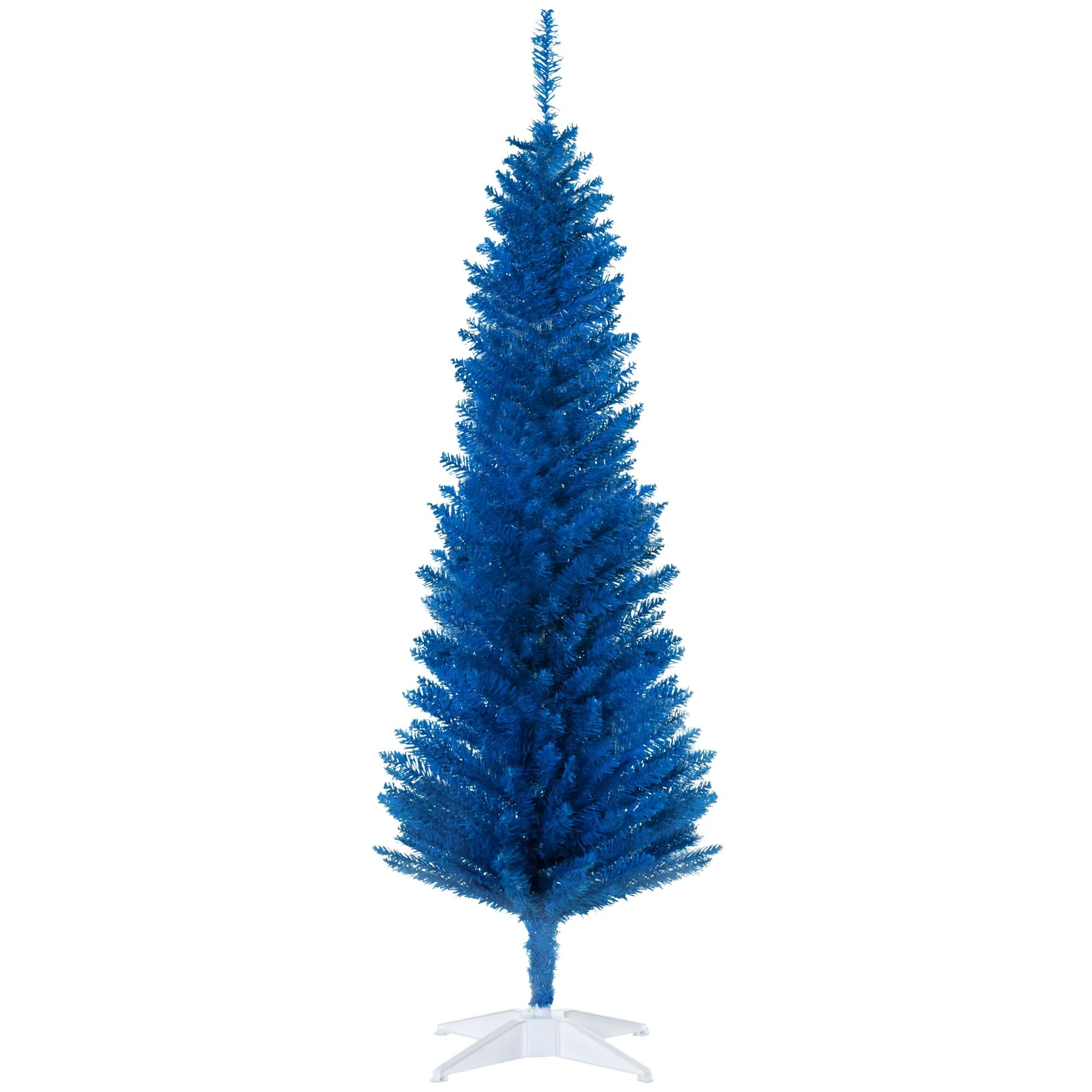 Artificial Pencil Christmas Tree, 5FT/7FT, Space-Saving Design for Apartments