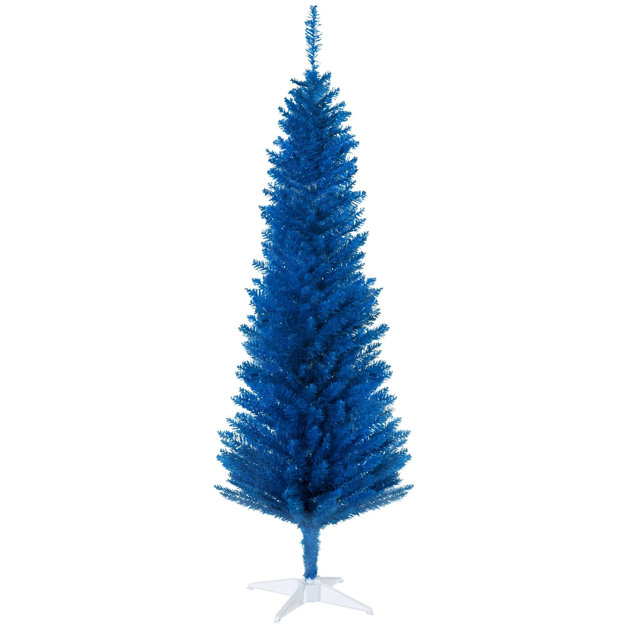 5ft/7ft Artificial Pencil Christmas Tree, Space-Saving Slim Design with 294/499 Tips and Easy Assembly Base