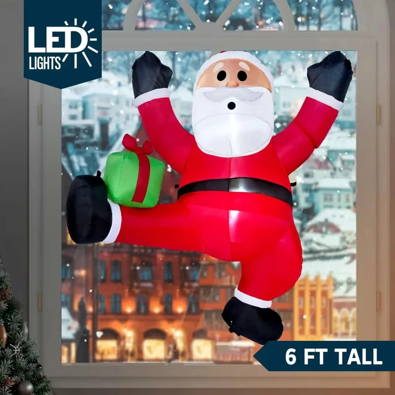 Climbing Santa Inflatable