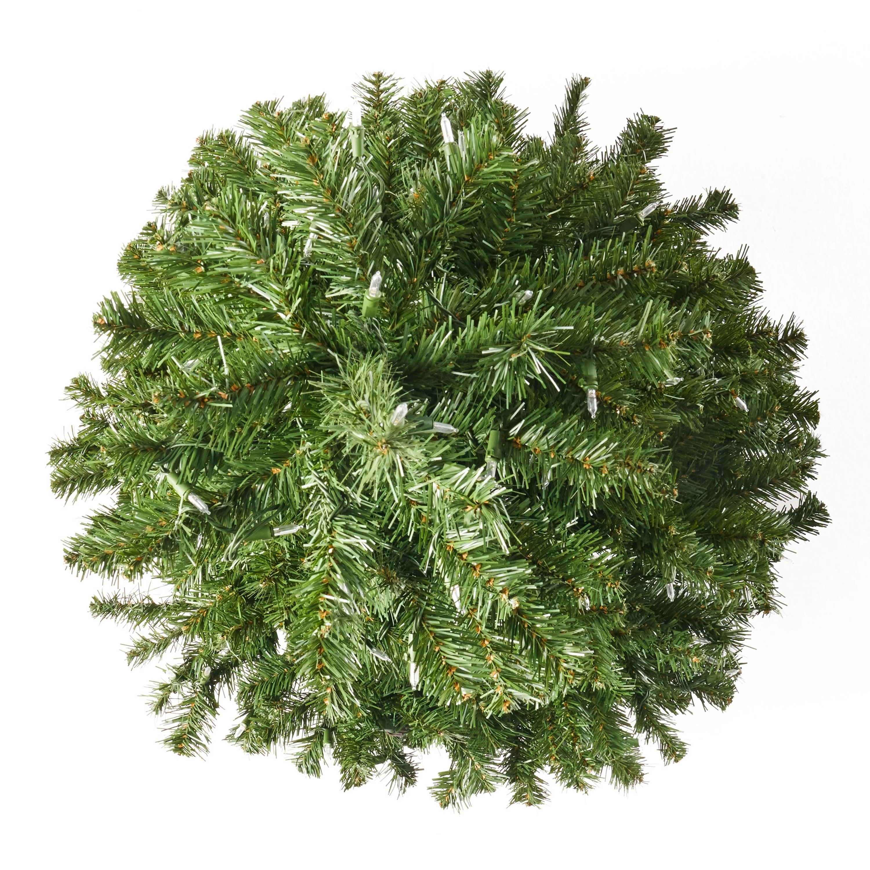 Eco-Friendly 4.5FT Pre-Lit Artificial Christmas Tree with 200 Clear LED Lights, Perfect for Small Spaces