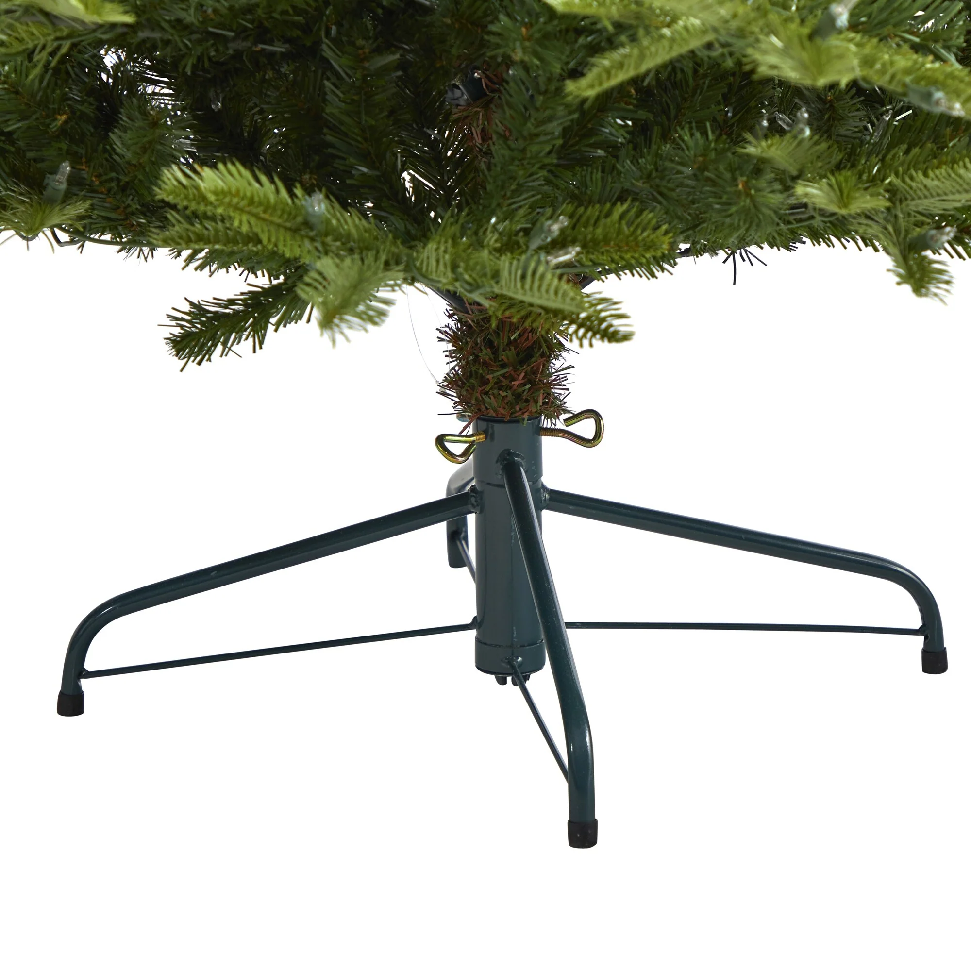 6’ Pre-Lit Washington Spruce Artificial Christmas Tree, Clear LED Lights - 6 Foot