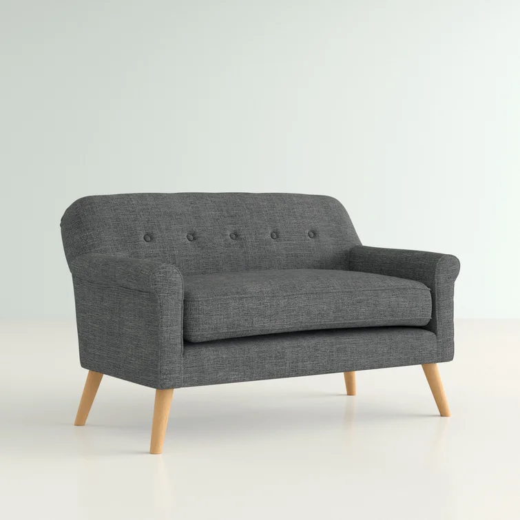 Deby 49.75'' Upholstered Loveseat