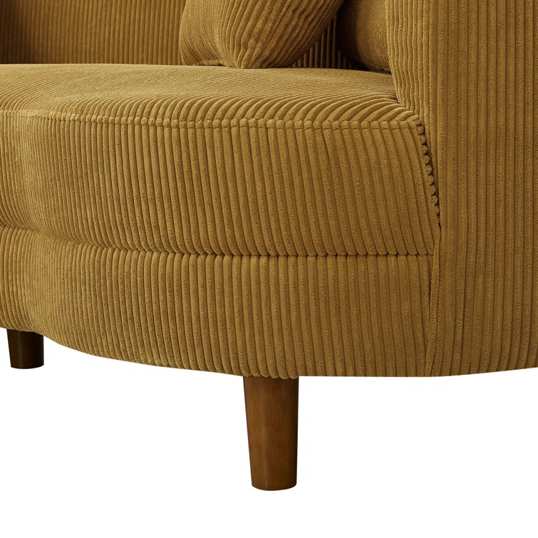 Lutanda 90'' Corduroy Sofa