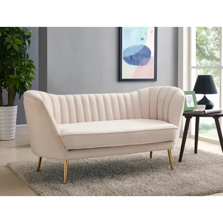 Tiberius 65'' Velvet Loveseat