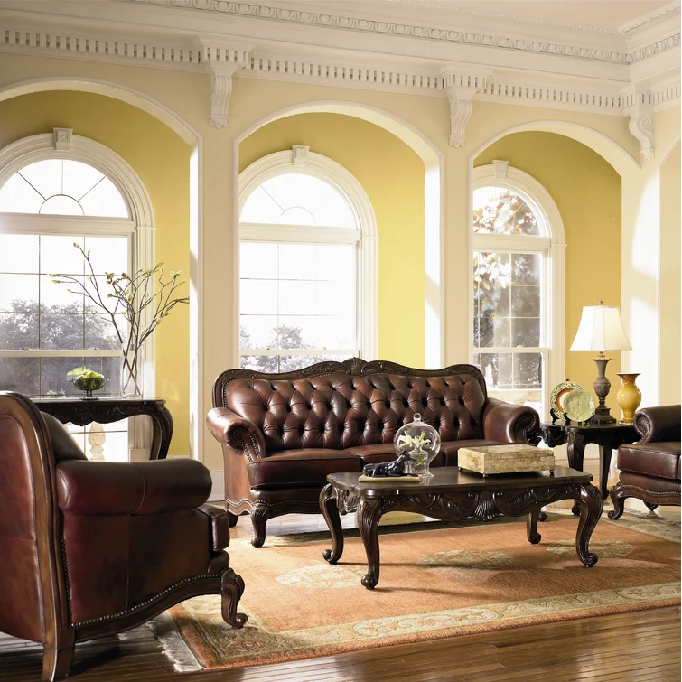 Addysun 86'' Leather Sofa